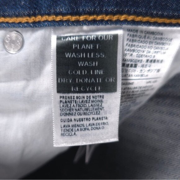 NWT LEVIS LOW PRO MID RISE RELAXED STRAIGHT Striped Jeans 32X30 - Picture 6 of 15